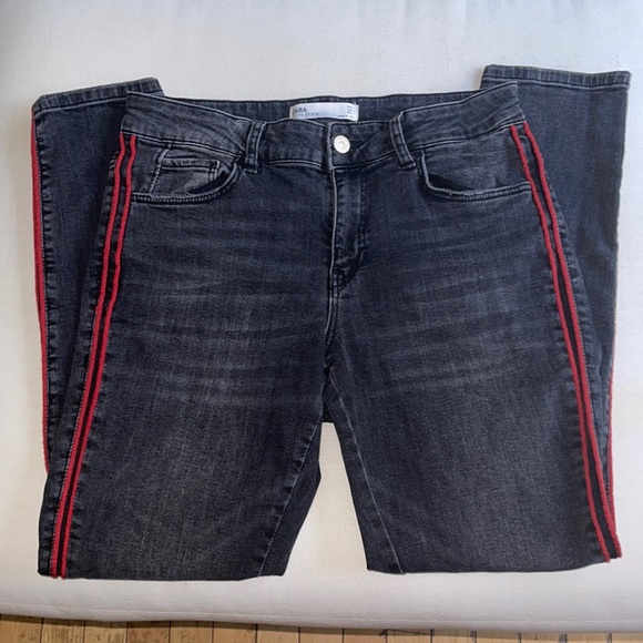 Zara Denim - Women's Zara Denim High Waisted Dark Jeans Size 8